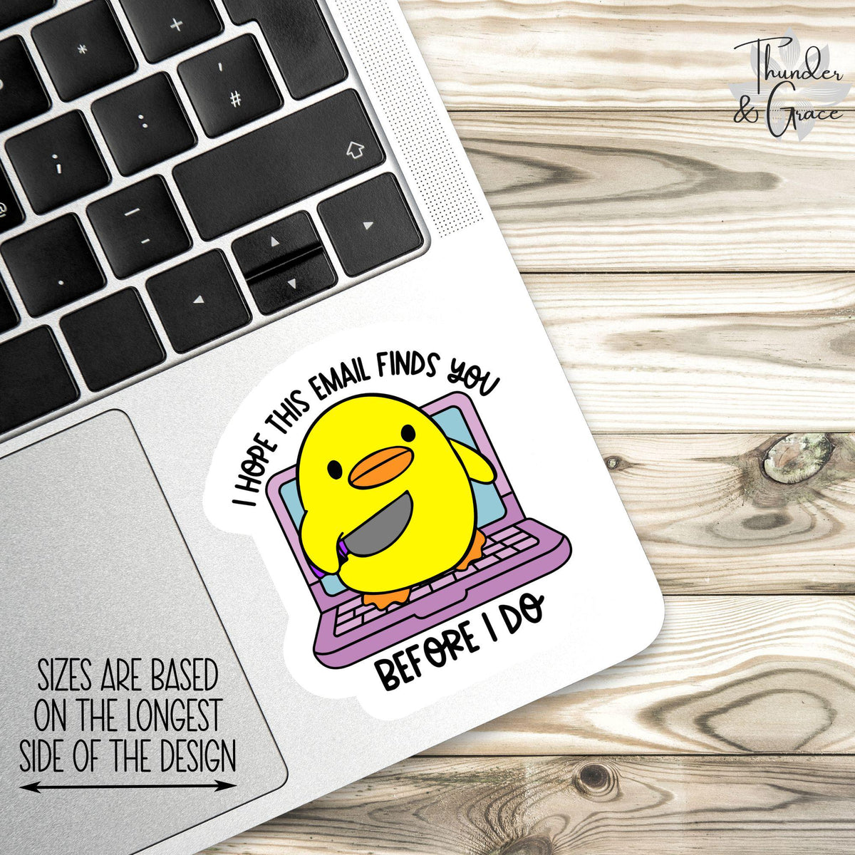 I Hope This Email Finds You Before I Do sticker – view 3