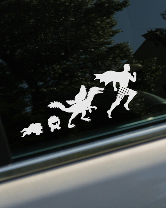 Dungeon Crawler Carl Character Car Decals – Full Party