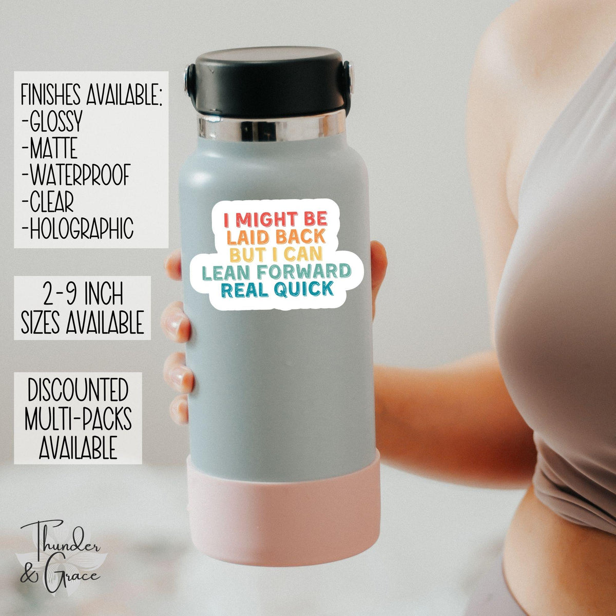 I Might Be Laid Back sticker – view 2