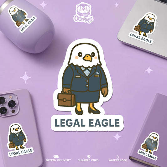 Legal Eagle JAG Officer sticker