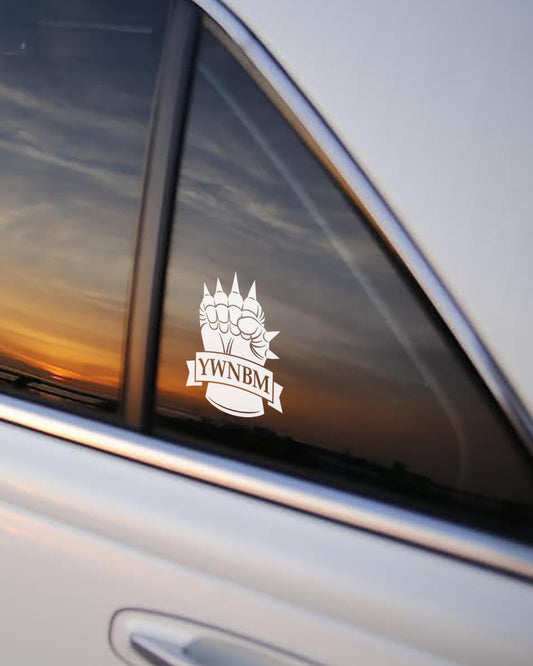 You Will Not Break Me Car Decal – White Vinyl