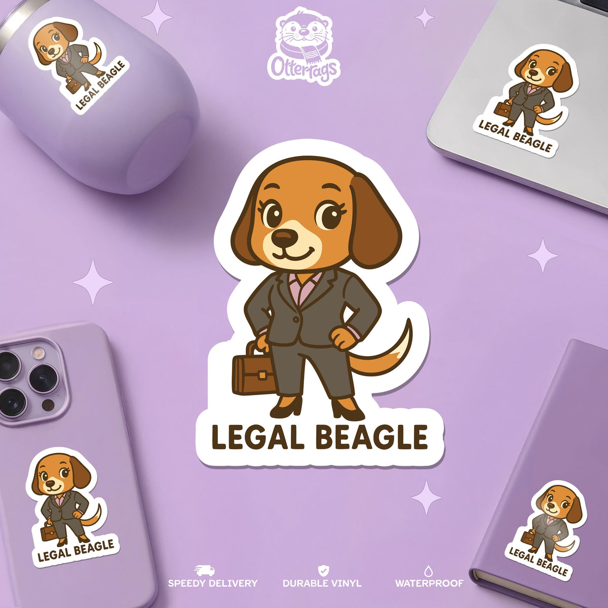 Legal Beagle sticker