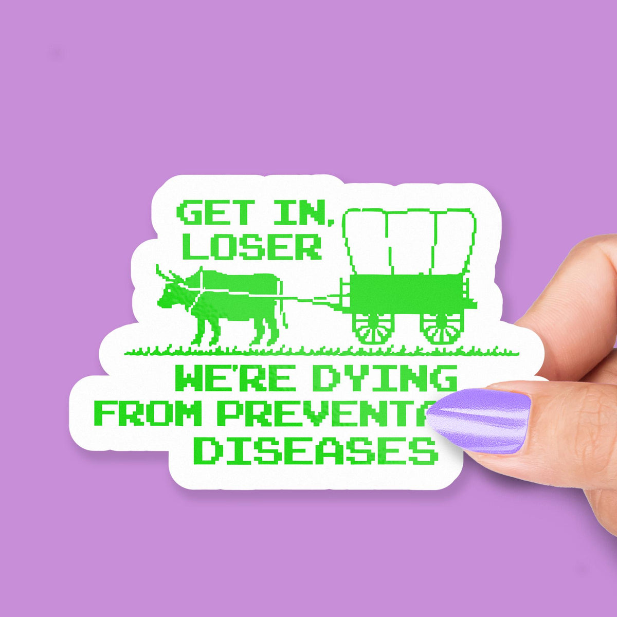 Get in Loser Retro Trail sticker – view 2