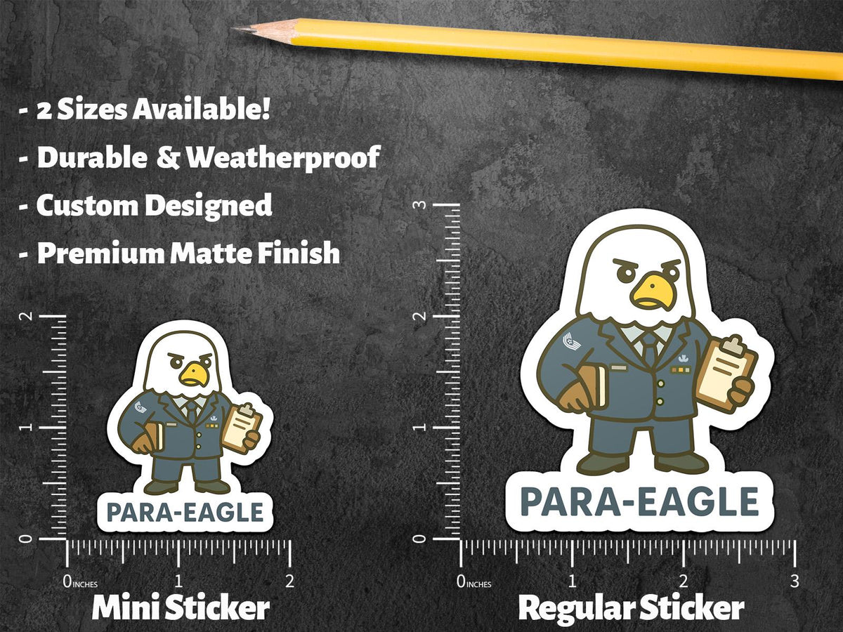 Para-Eagle Paralegal sticker – view 3