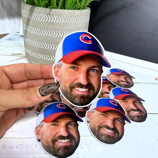 Custom Face sticker, photo cutout