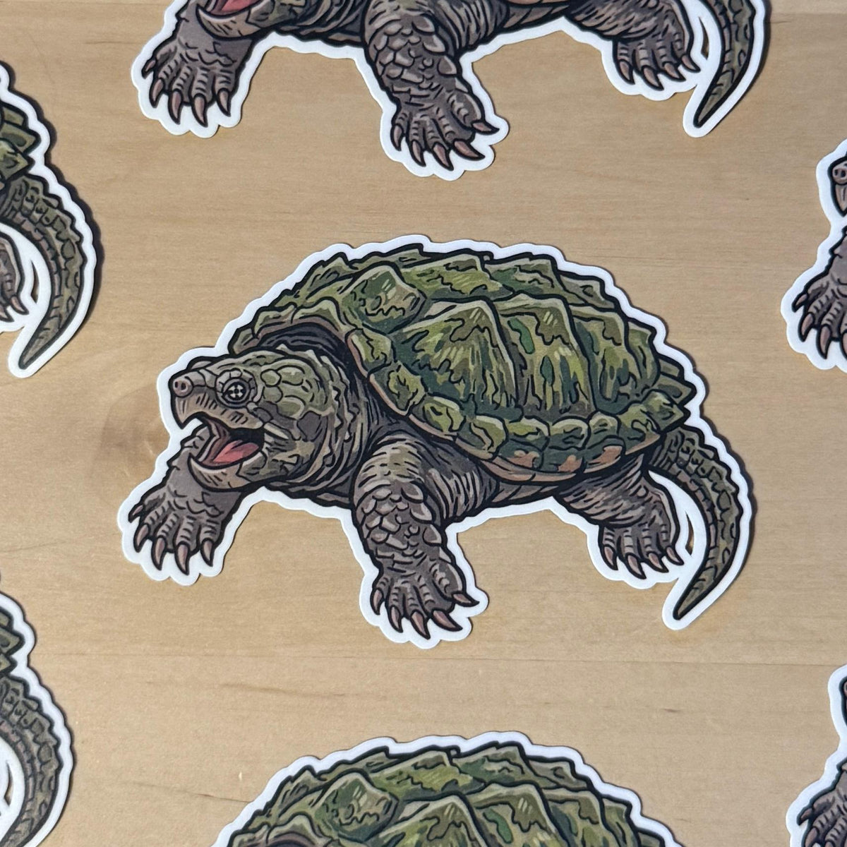 Alligator Snapping Turtle sticker – view 2