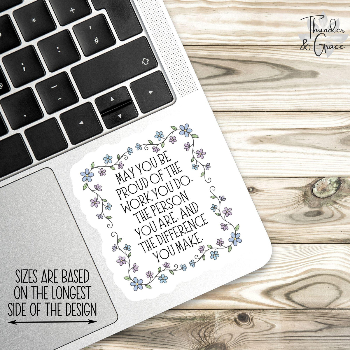 May You Be Proud of the Work You Do sticker, social worker – view 3
