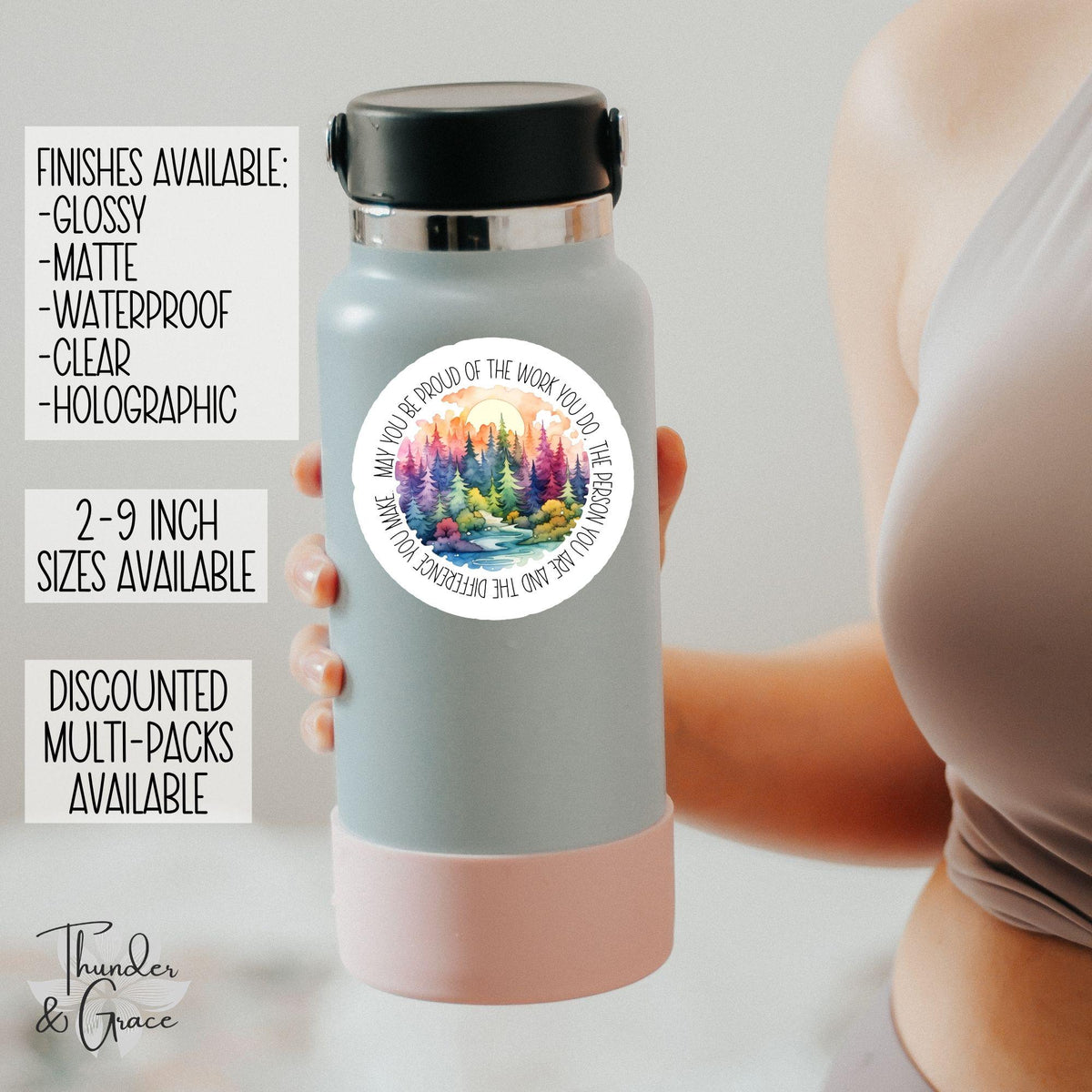 May You Be Proud of the Work You Do sticker – view 2
