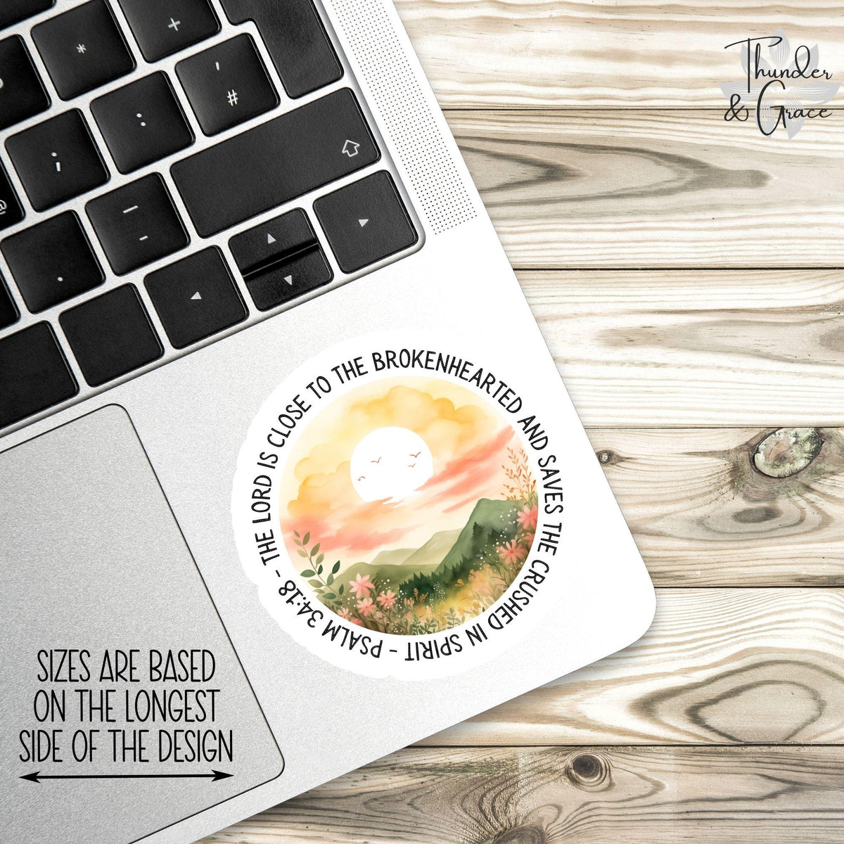 The Lord Is Close to the Brokenhearted sticker – view 3