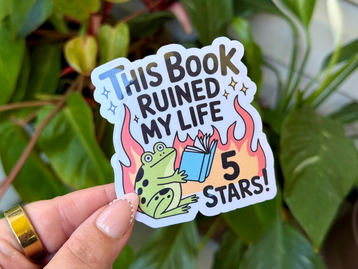 This Book Ruined My Life sticker
