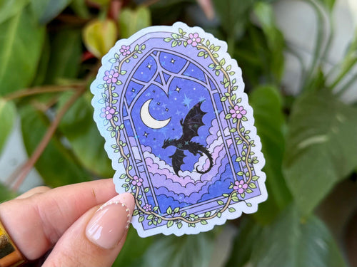 Dragon Window sticker