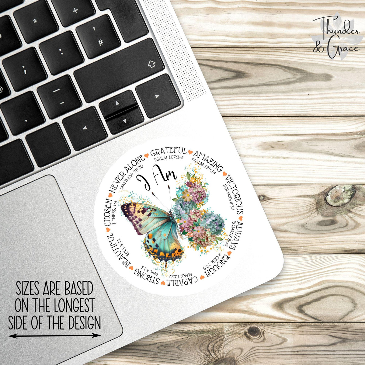 I Am sticker, car for women – view 3