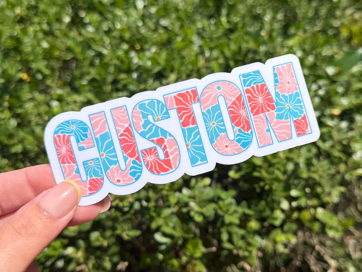 Custom Name sticker