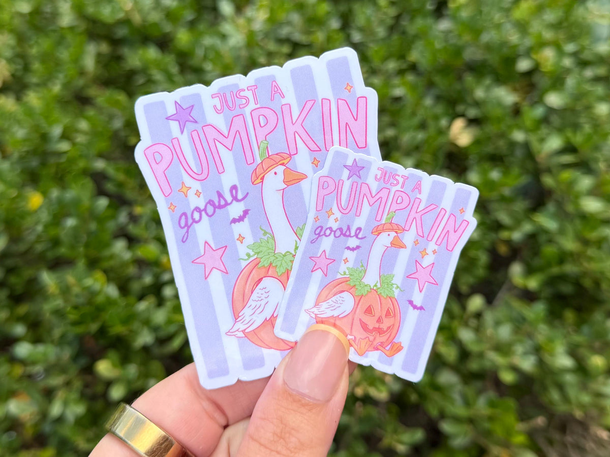 Just a Pumpkin Goose sticker – view 2