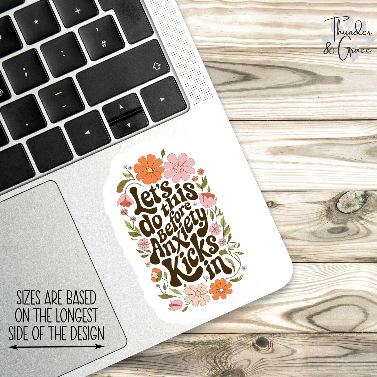 Let's Do This Before Anxiety Kicks in sticker – view 3