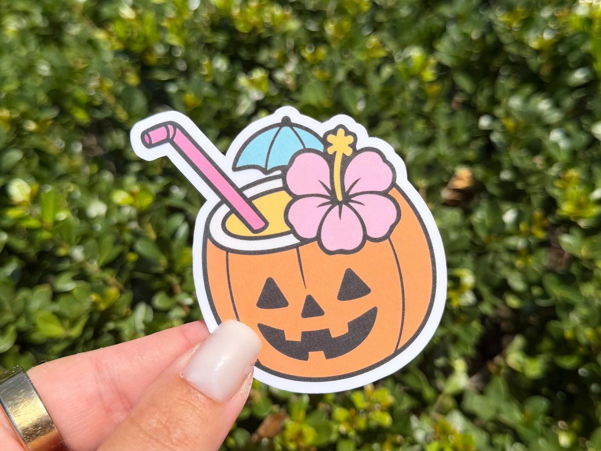 Summerween Pumpkin sticker