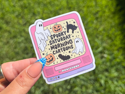 Spooky Saturday Morning Cartoons sticker