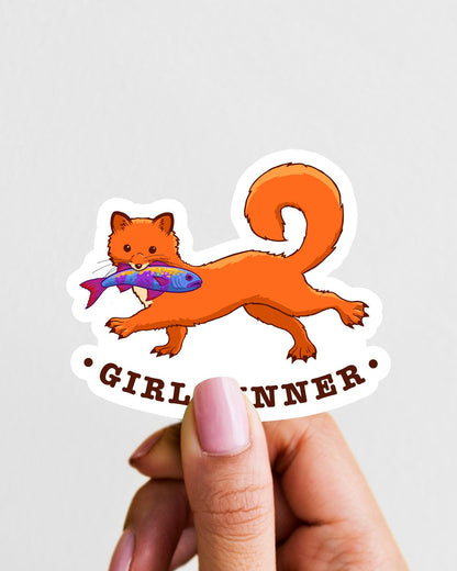 Girl Dinner Stelka Sticker – Officially Licensed – view 3