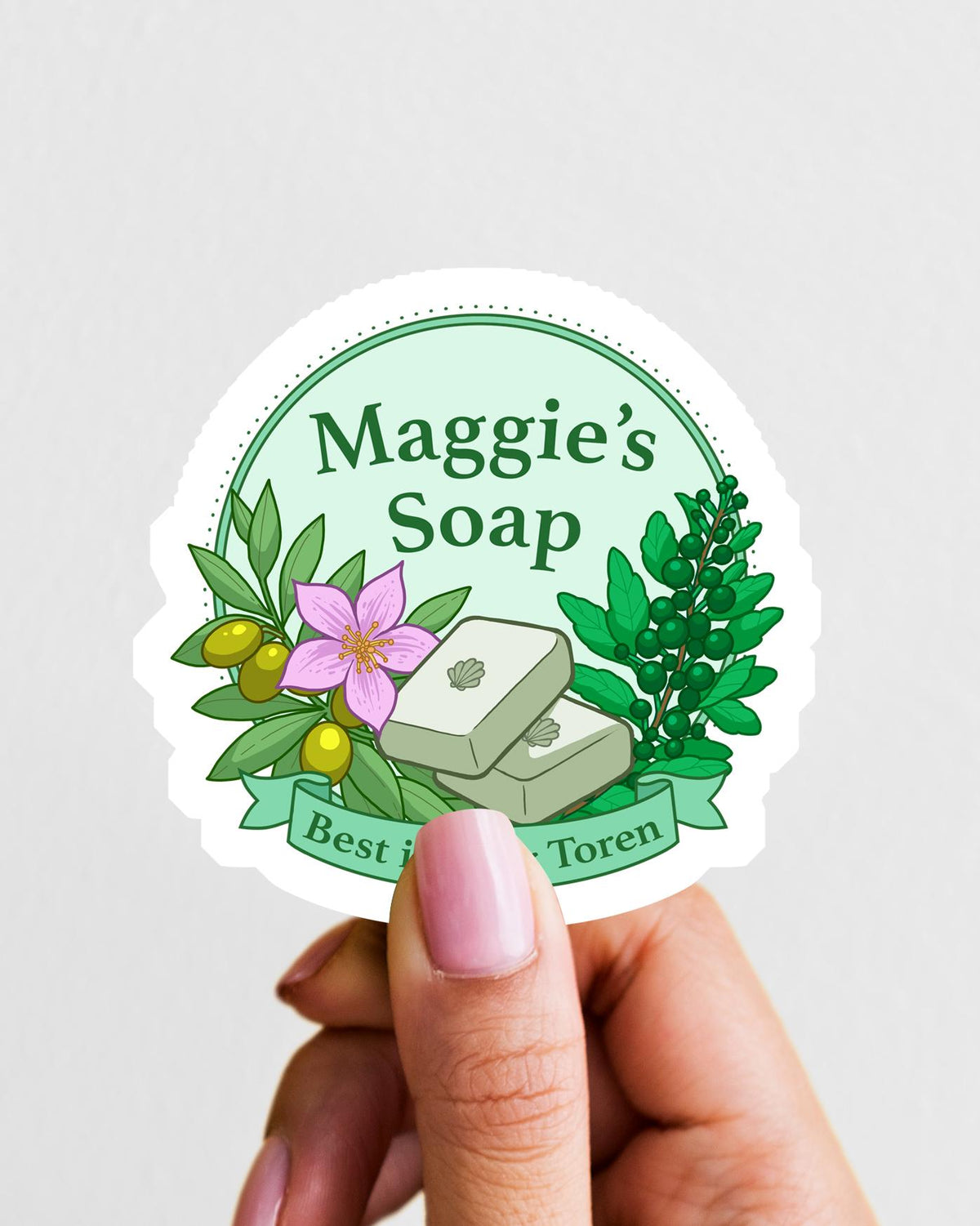 Maggie's Soap Sticker – Officially Licensed – view 3