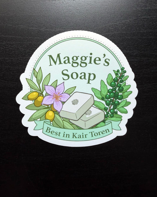 Maggie's Soap Sticker – Officially Licensed