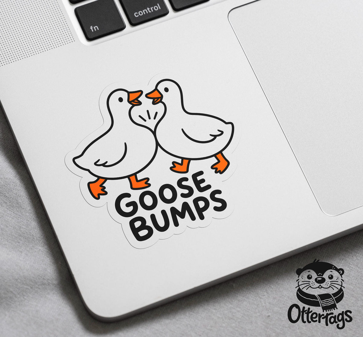 Funny Goose Couple sticker, goose bumps – view 4