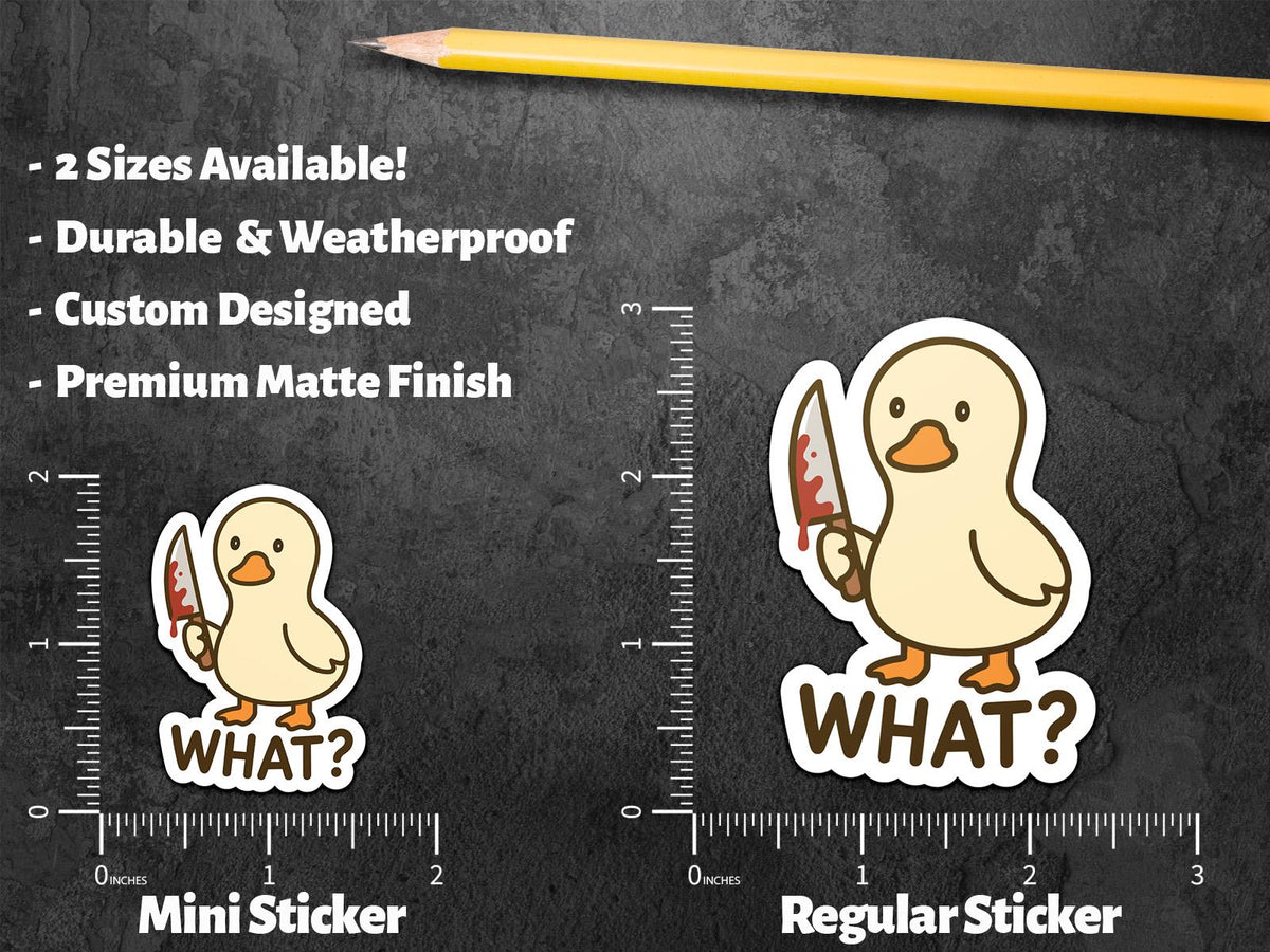 Funny Duck sticker – view 2