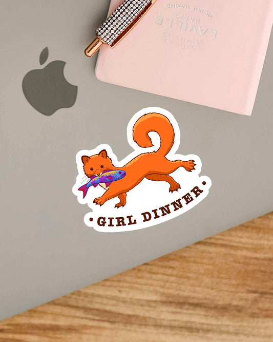 Girl Dinner Stelka Sticker – Officially Licensed