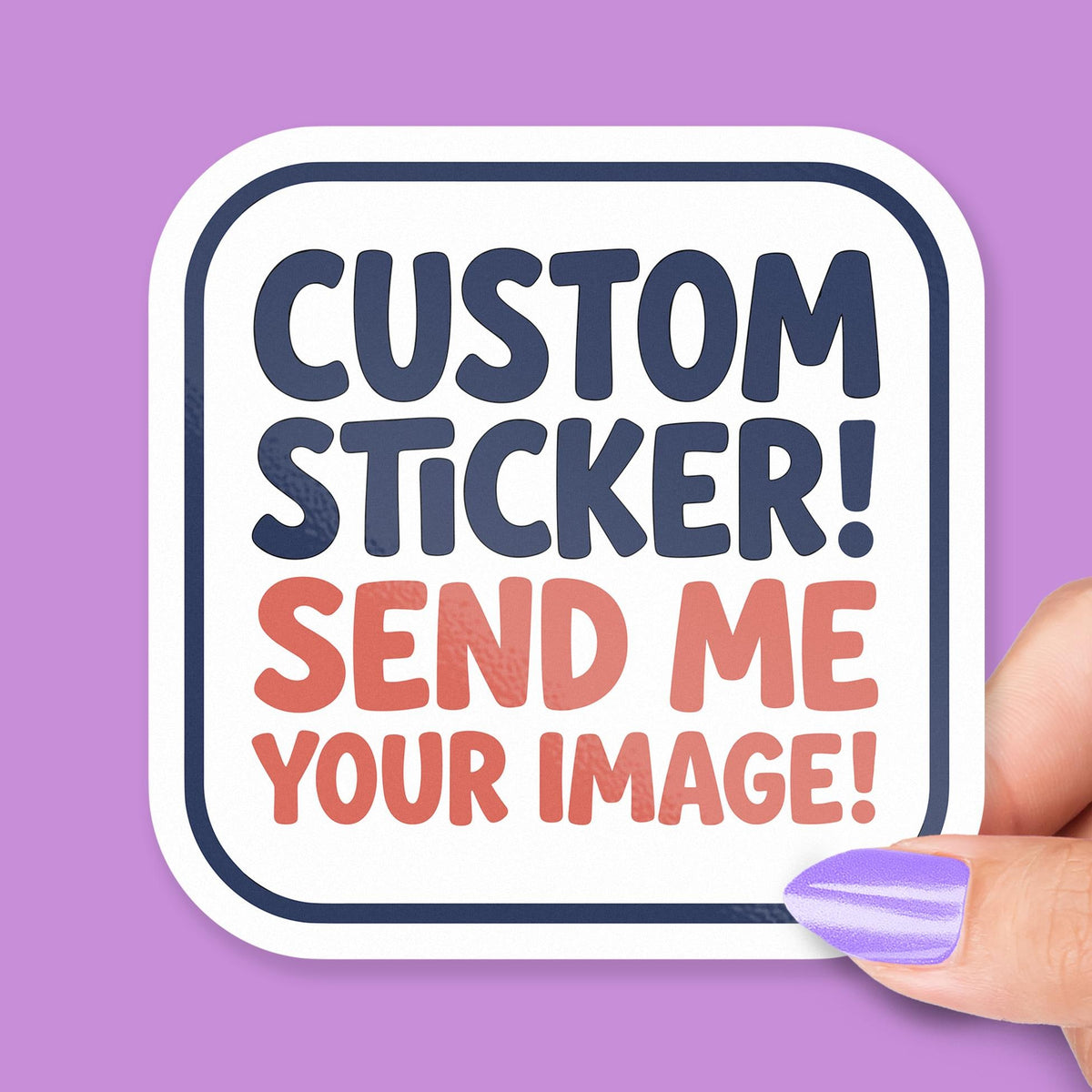 Custom from Your Image sticker, personalized photo