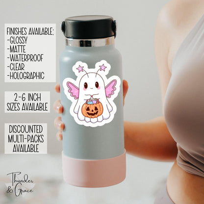 Cute Halloween Fairy Ghost sticker – view 2