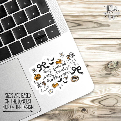 Big Fan of Little Treats & Halloween sticker – view 3