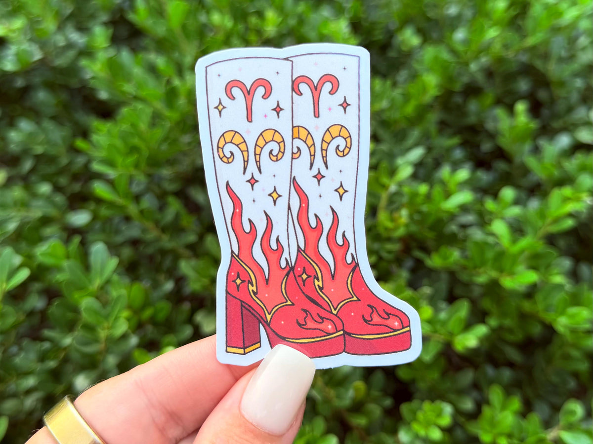 Aries Boots sticker