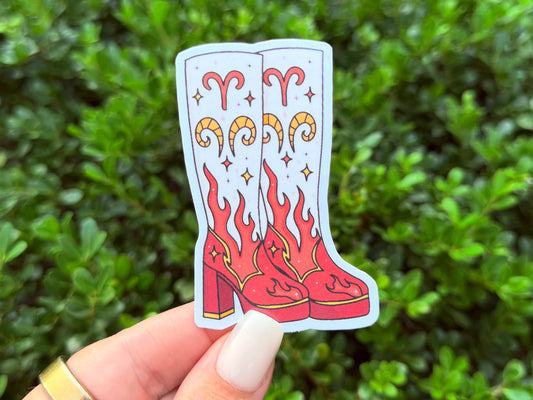 Aries Boots sticker