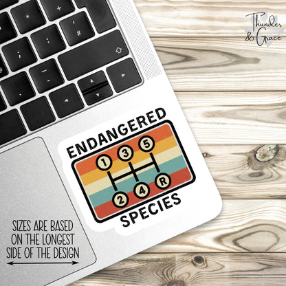 Endangered Species sticker – view 3