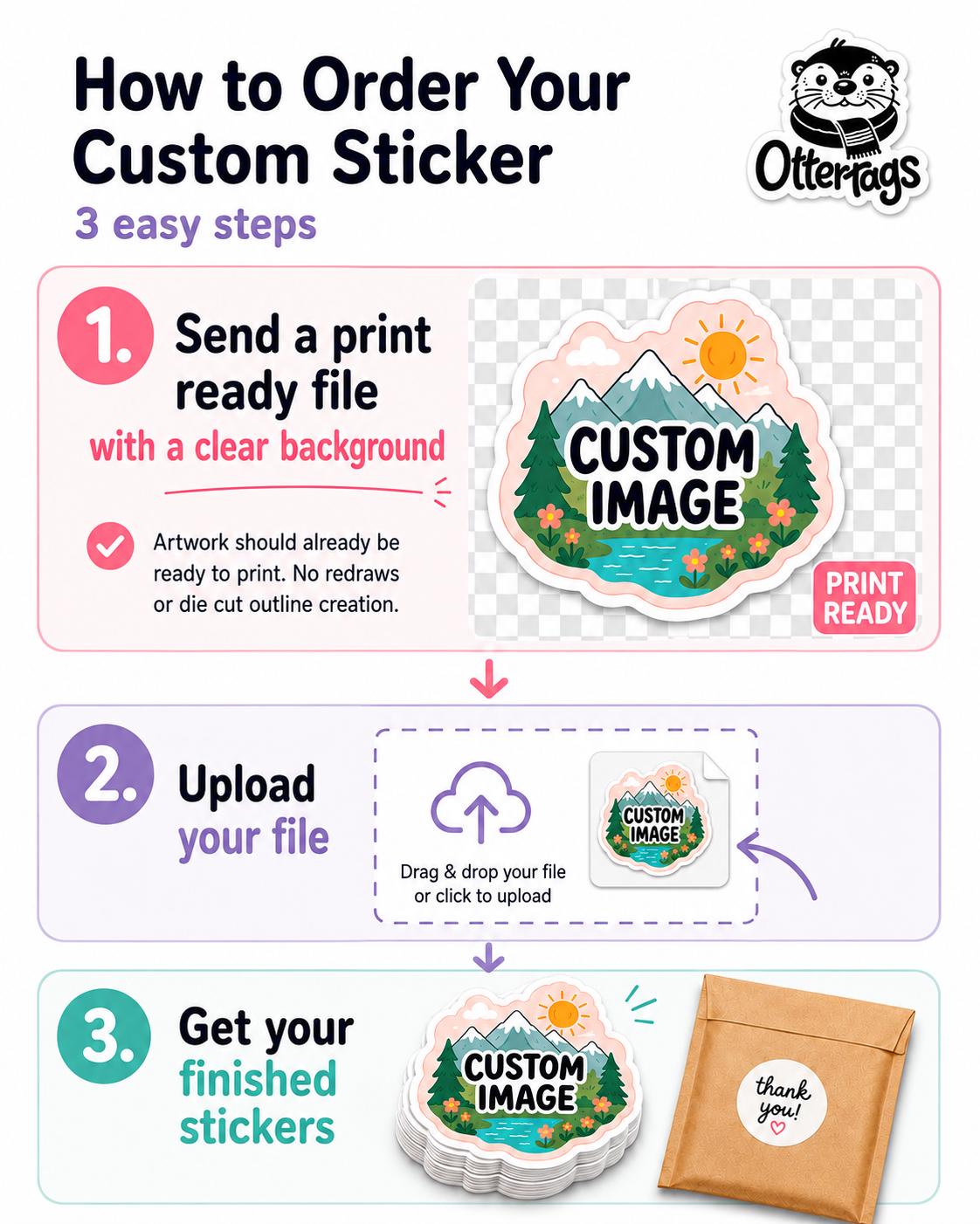 Custom from Your Image sticker, personalized photo – view 2