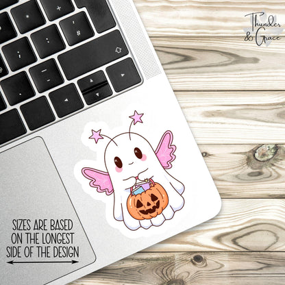 Cute Halloween Fairy Ghost sticker – view 3