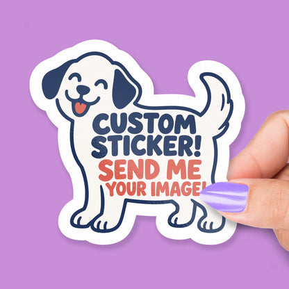 Custom Dog from Photo sticker