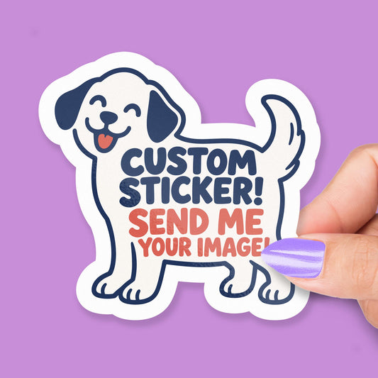 Custom Dog from Photo sticker