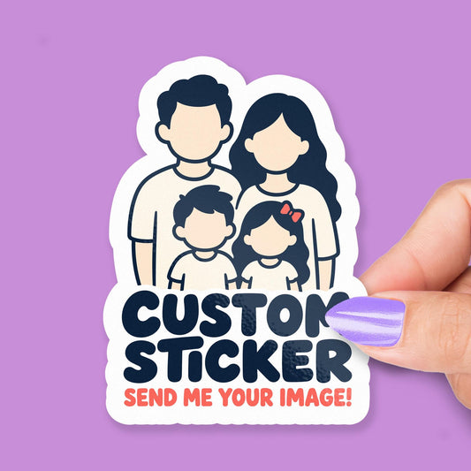 Custom Family from Photo sticker
