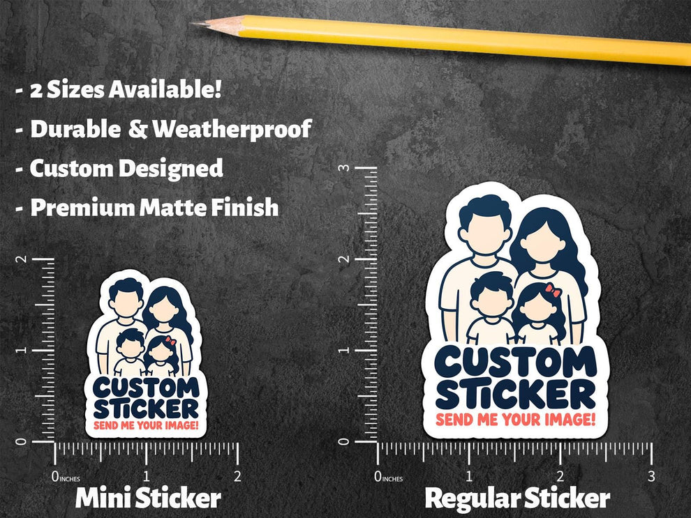 Custom Family from Photo Sticker | Stickreews