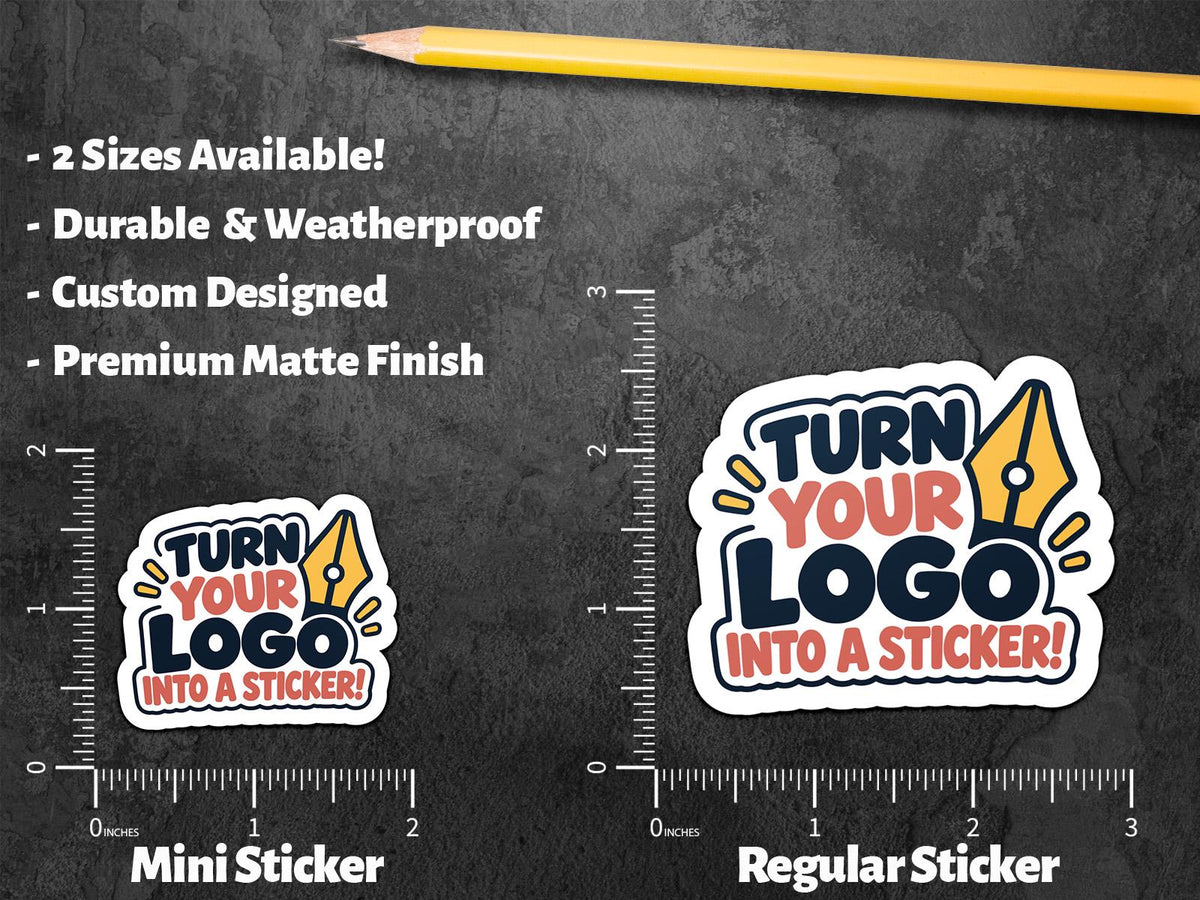 Custom Logo from Your Logo sticker – view 3