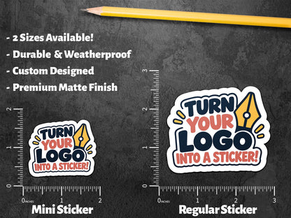 Custom Logo from Your Logo sticker – view 3