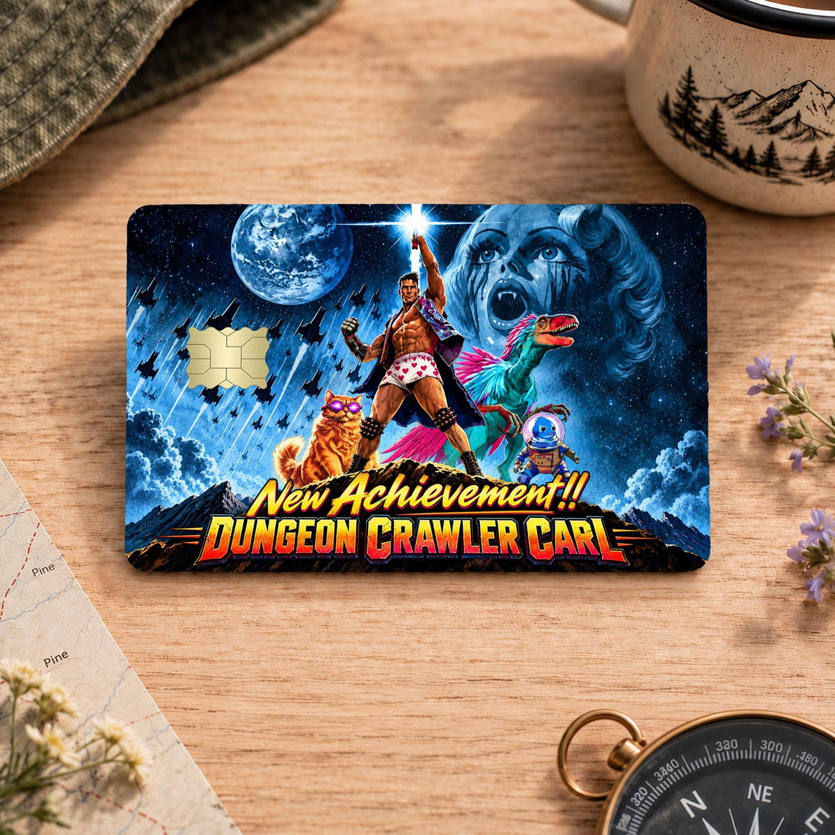 Dungeon Crawler Carl Book Cover Card Skin – Design 2 – view 2