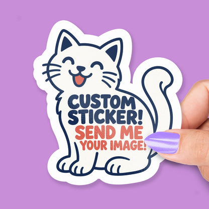 Custom Cat from Photo sticker