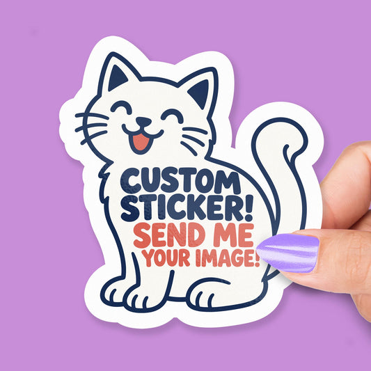 Custom Cat from Photo sticker