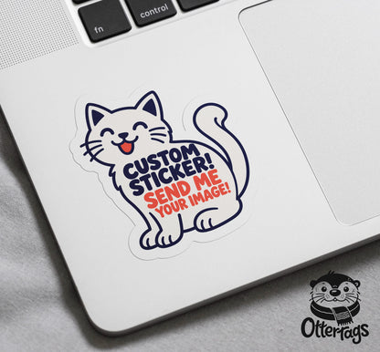 Custom Cat from Photo sticker – view 4