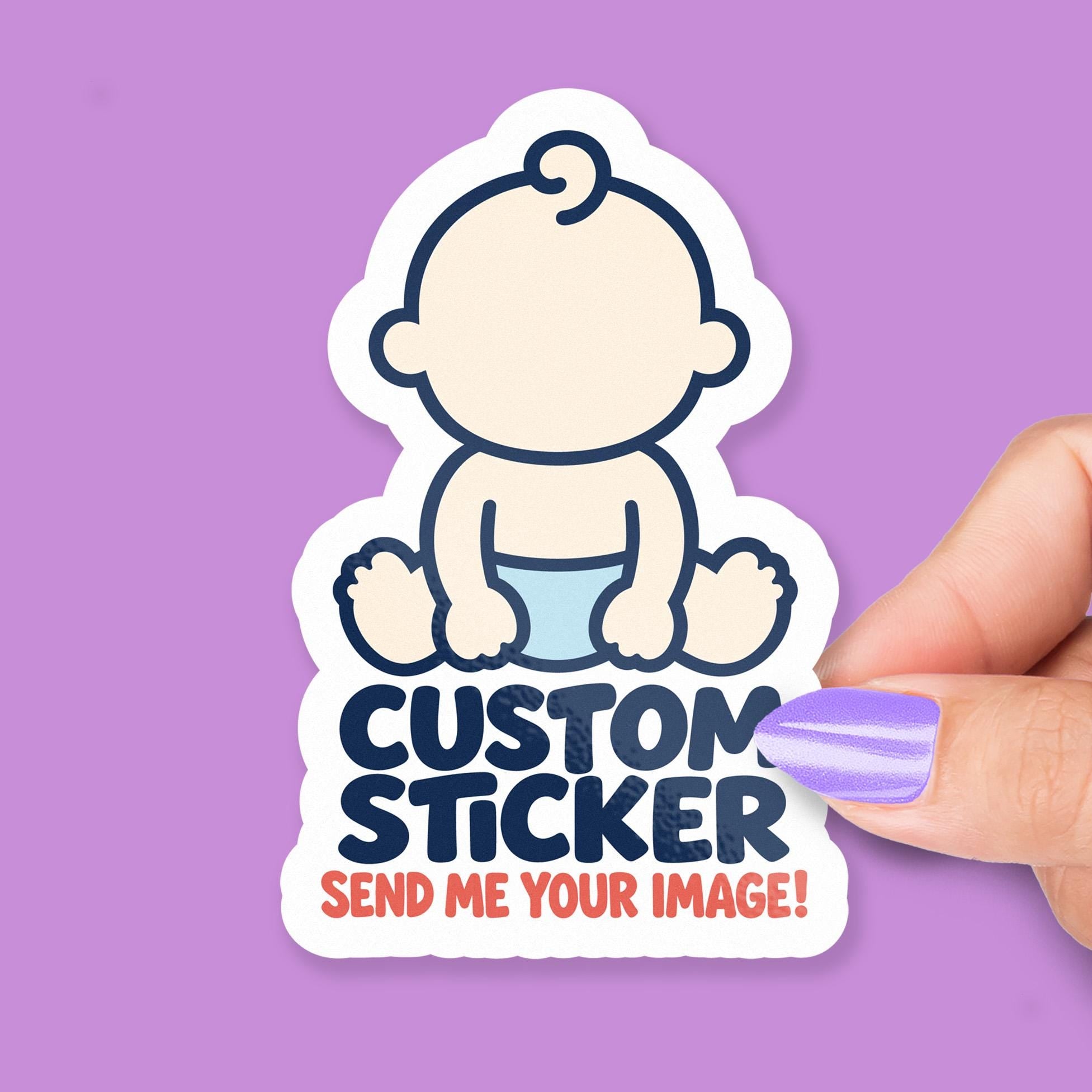 Custom Baby from Photo Sticker | Stickreews
