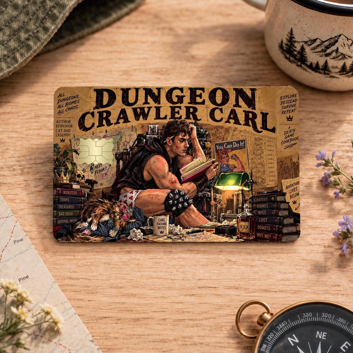 Dungeon Crawler Carl Card Skin – LitRPG Reader Design 8 – view 2
