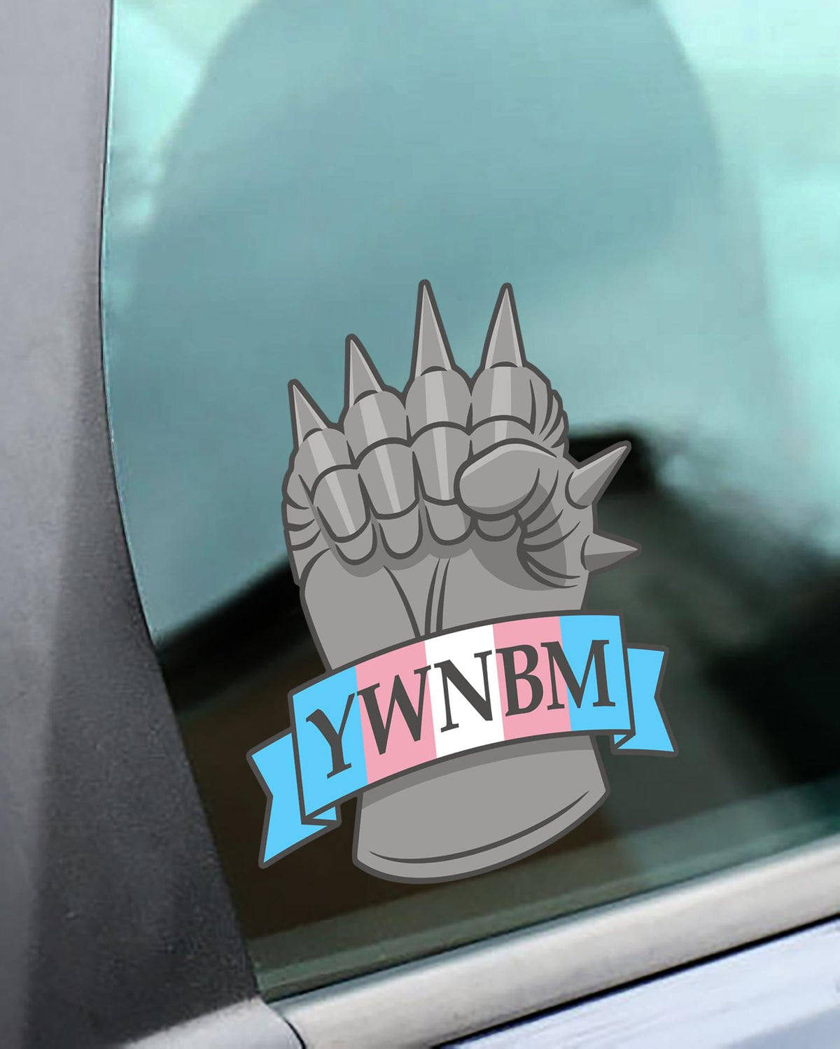 You Will Not Break Me Pride Car Decal – White Vinyl