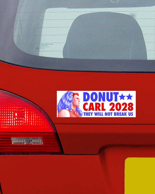 Donut Carl 2028 Campaign Bumper Sticker