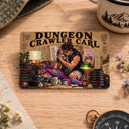 Dungeon Crawler Carl Card Skin – LitRPG Reader Design 5 – view 2